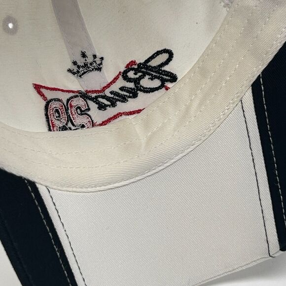 Budweiser Kevin Harvick NASCAR Dad Hat Baseball Cap Auto Racing Strapback White - Picture 5 of 9